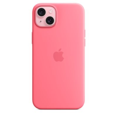 3. Silikonowe etui Apple z MagSafe Pink, do iPhone 15 Plus