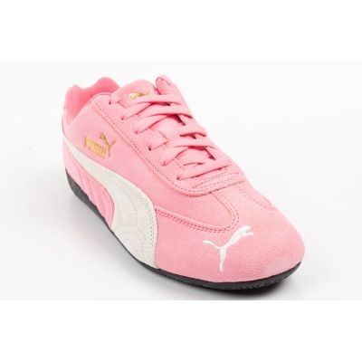 2. Puma buty damskie sportowe Speedcat różowe skórzane modne sneakersy