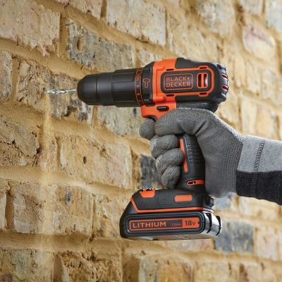 8. Black & Decker BDCHD18KB-QW wiertło Czarny, Pomarańczowy