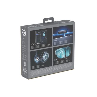 15. Słuchawki Steelseries Arctis Nova 3P Wireless for Playstation, Aqua