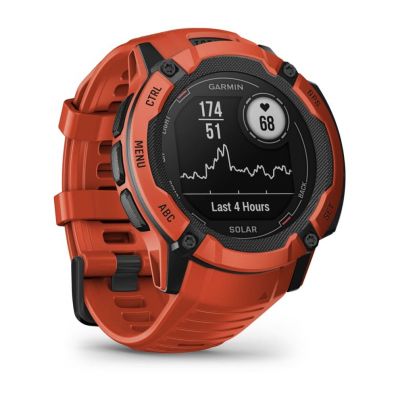 3. Zegarek sportowy Garmin Instinct 2X SOLAR Czerwony