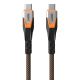 11. UAG SRGE - kabel USB-C - USB-C, USB 3.2 Gen2 240W/20Gbps, 75 cm (black/orange)