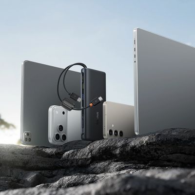 11. Powerbank Baseus EnerFill FC41 20000mAh 100W z wyświetlaczem cyfrowym i wbudowanym podwójnym kablem USB-C - czarny