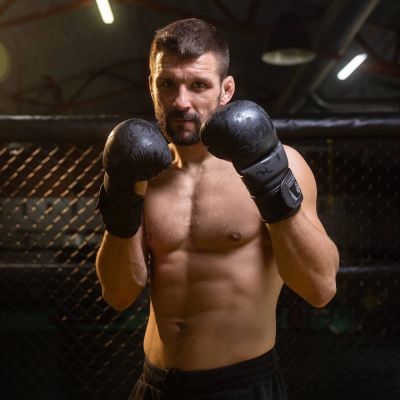 3. Rękawice MMAsparingowe M - Black Dragon - Valor Series