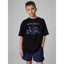 T-shirt bawełniany chłopięcy 4F 4FJRSS26TTSHM3907-20S
