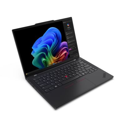 7. Lenovo ThinkPad T14s 14" Systemy ochrony przed włamaniem (IPS) WUXGA 1920 x 1200 pikseli Powłoka przeciwodblaskowa Lwia paszcza X Elite X1E-78-100 32 GB Lutowany LPDDR5x Pojemność dysku SSD 1000 GB Karta graficzna Qualcomm Ad