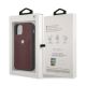 8. Etui BMW Leather Curve Perforate na iPhone 12 / iPhone 12 Pro - czerwone