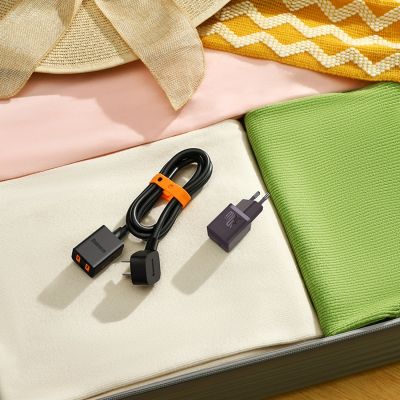 10. Ładowarka sieciowa Baseus GaN5 30W USB-C EU - fioletowa