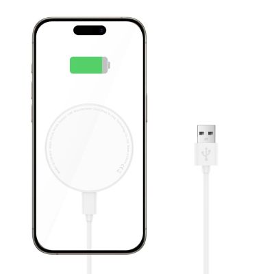 3. Ładowarka Tech-Protect QI15W-A33 indukcyjna z MagSafe i podstawką z kablem USB-A / USB-C - biała