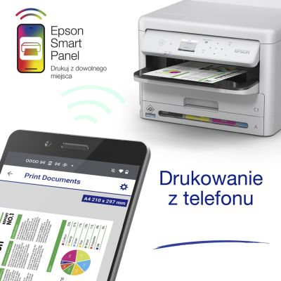 39. Drukarka atramentowa Epson WF-C5390DW Kolor 4800 x 1200 DPI A4 Wi-Fi