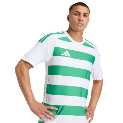 5. Koszulka męska adidas Hooped 26 Jersey biało-zielona KF3393