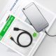 15. Ugreen kabel przedłużacz przejściówka USB-A (męski) - USB-A (żeński) USB 3.0 5Gb/s 0.5m czarny (US129)