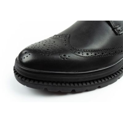 6. Lee Cooper buty męskie sztyblety trzewiki eleganckie skórzane czarne