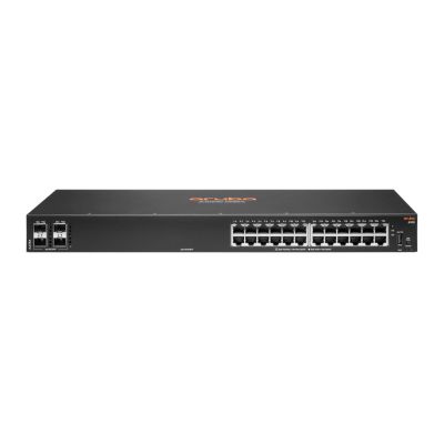 4. HPE Aruba Networking 6100 24G 4SFP+ Zarządzany L3 Gigabit Ethernet (10/100/1000) 1U Czarny