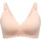 Momcozy YN46 (XL) | Jelly Strip – Bezszwowy Kwiatowy Biustonosz do Karmienia Push-up | Beżowy Floral