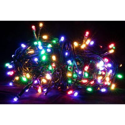 9. LAMPKI CHOINKOWE ŁAŃCUCH ŚWIETLNY 120 LED TIMER MULTIKOLOR