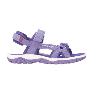 3. Sandały sportowe dziecięce dla chłopca/dziewczynki Trollkids Kids Oslofjord Sandal lilac (268-118)