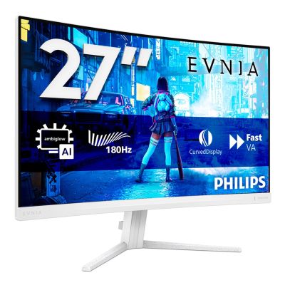 23. Philips Evnia 5000 27M2C5201L/00 LED display 68,6 cm (27") 1920 x 1080 px Full HD LCD Biały