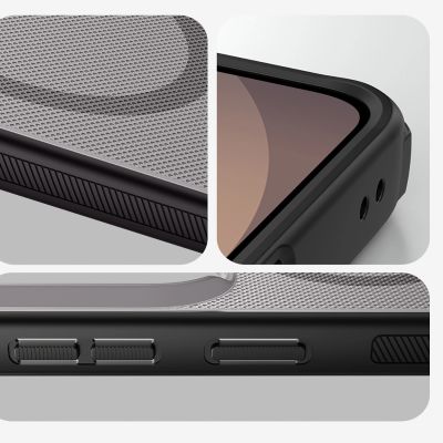 16. Etui Nillkin Super Frosted Shield Pro Magnetic kompatybilne z MagSafe na Samsung Galaxy S26 Ultra - półprzezroczysto-czarne