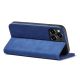 6. Magnet Fancy Case etui do iPhone 13 Pro pokrowiec portfel na karty kartę podstawka niebieski