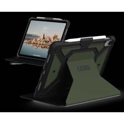 3. Etui UAG Metropolis SE z uchwytem na Apple Pencil na iPad 10.9" (10 gen.) - oliwkowe