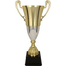 Puchar metalowy złoto-srebrny BALTA