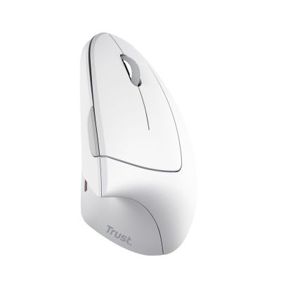 5. Mysz TRUST Verto Wireless vertical ergonomic White