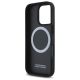 7. Etui BMW M Perforated Twisted Line MagSafe na iPhone 16 Pro - czarne