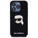 3. Etui Karl Lagerfeld Silicone Karl Head Print MagSafe na iPhone 15  Pro 6.1" - czarne