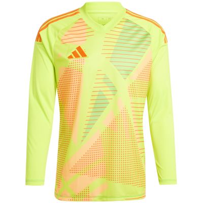 9. Koszulka bramkarska męska adidas Tiro 24 Competition Long limonkowa IU0291