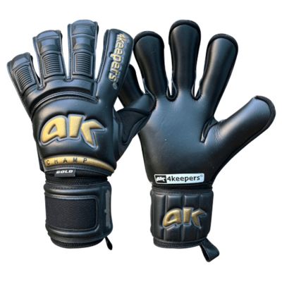 4. Rękawice bramkarskie 4keepers Champ Gold Black VI RF2G Jr S906497