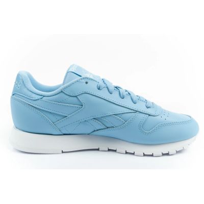 4. Reebok buty damskie sportowe Classic sneakersy błękitne modne skóra