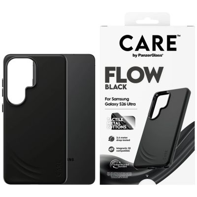 Etui CARE by PanzerGlass Flow Black Qi anSamsung Galaxy S26 Ultra - czarne
