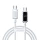 Kabel Joyroom S-A55 StarFlight 100W USB-C - USB-C 1,2m - biały