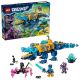 10. LEGO DREAMZzz 71512 Krokodylowa łódź podwodna