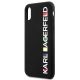 6. Etui Karl Lagerfeld Glossy Bauhaus na iPhone X / XS - czarne