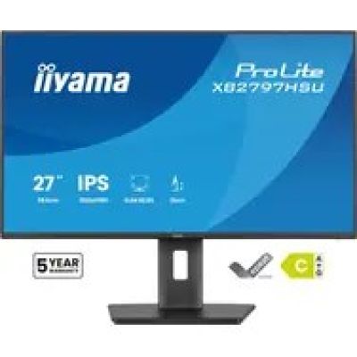 21. iiyama ProLite XB2797HSU-B1 monitor komputerowy 68,6 cm (27") 1920 x 1080 px Full HD LED Czarny