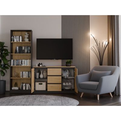 7. KOMODA 2 DRZWI 3 SZUFLADY ANT/ART BLAT ARTISAN KPL