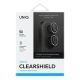 2. Szkło ochronne UNIQ Optix Clear Camera Lens Protector iPhone 16 / 16 Plus z aplikatorem - przezroczysto-czarne