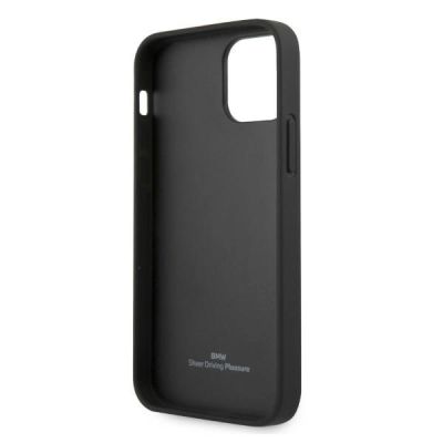 7. Etui BMW Leather Curve Perforate na iPhone 12 / iPhone 12 Pro - czerwone