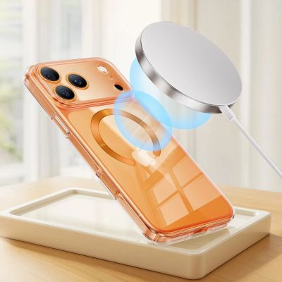 7. Pierścień magnetyczny Tech-Protect MMP-210 MagSafe 2-Pack - pomarańczowy / czarny