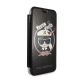 6. Etui Karl Lagerfeld Signature Glitter na iPhone X / Xs - czarne