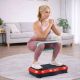 6. Extralink Moonwalk Spin Move Platofrma Wibracyjna do Cwiczen Fitness 200W czerwona