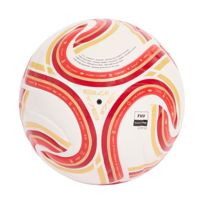 6. Piłka nożna adidas Spain RFEF 26/27 Competition biało-czerwono-pomarańczowa KE5081