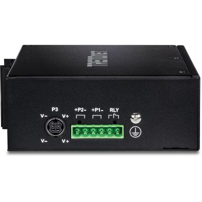 3. TRENDnet TI-G162 - Przełącznik - niezarządzalny - 14 x 10/100/1000 + 2 x Gigabit SFP - Możliwość montażu na szynie DIN, montaż na ścianie - DC
