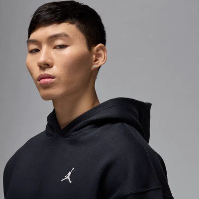 3. Bluza męska z kapturem Air Jordan Brooklyn Oversize Czarna - IB7235-010