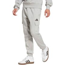 Spodnie męskie adidas Essentials Feelcozy Cargo jasnoszare JE3823