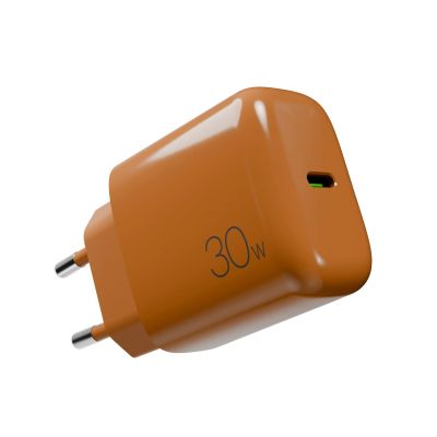 5. Ładowarka sieciowa Puro Pro Lite 30 W USB-C - pomarańczowa