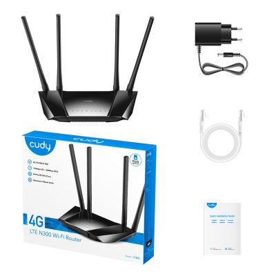 5. Router CUDY LT400_EU 300 Mbps Wireless N 4G LTE Cat.4 SIM