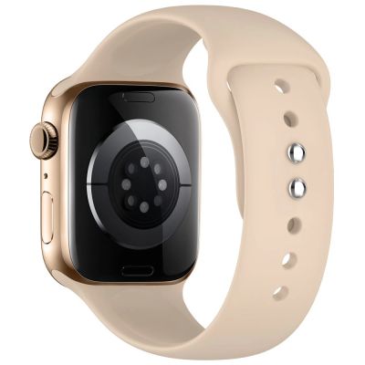 2. Pasek Tech-Protect Silicone na Apple Watch 44 / 45 / 46 / 49 mm - beżowy